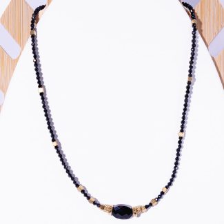 Collier Zellige marron