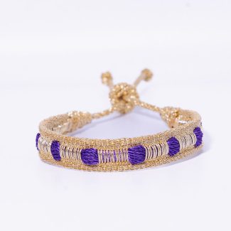 Bracelet Dune doré Violine