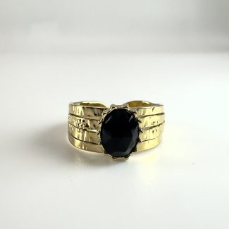 Bague Dakhla Ava Noir