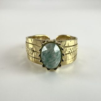 Bague Dakhla Yona vert clair