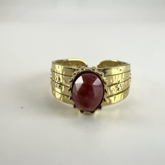 Bague Dakhla Nala bordeau
