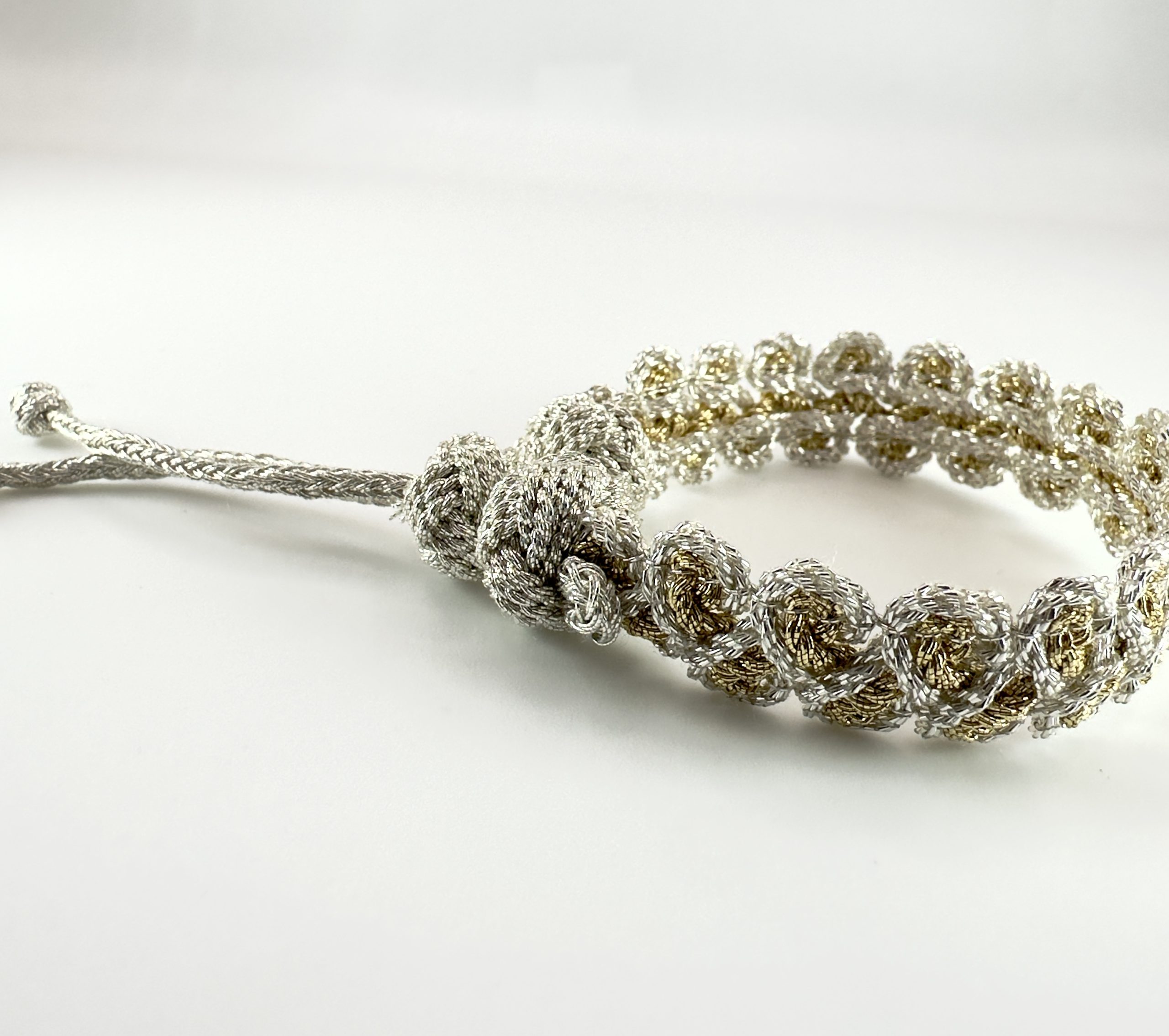 Bracelet Dune doré/argenté Saphia – Image 2