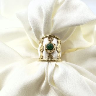 Bague Taza vert