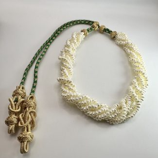 Collier Tanger Maha cordon vert